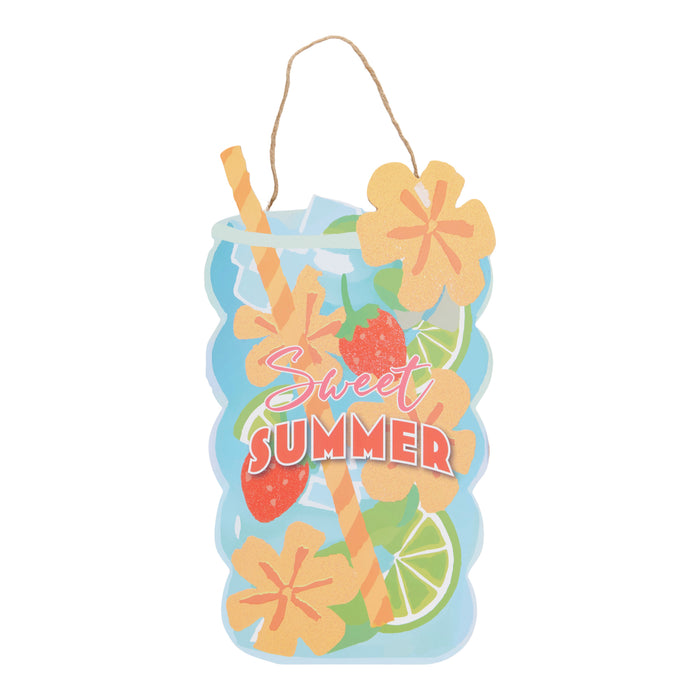 Sweet Summer Time Décor Sign, English, 13.3-in x 7.8-in.