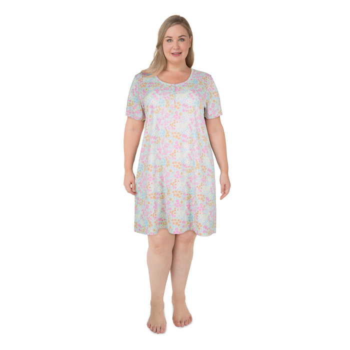 Carisma Women's Plus Ribbed Mom & Me Sleepshirt