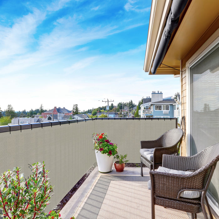 Panneau d'intimité pour balcon - 3.5 pi x 16.5 pi