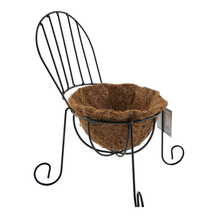 Jardinière en forme de chaise, 10 po