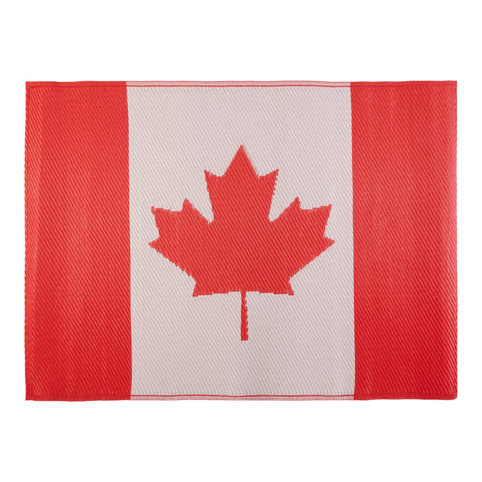 Tapis d’extérieur à motif du Canada, 3 pi x 4 pi