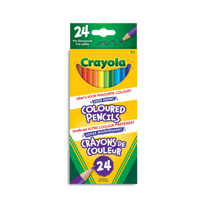 Crayons de couleur Crayola, emb. de 24
