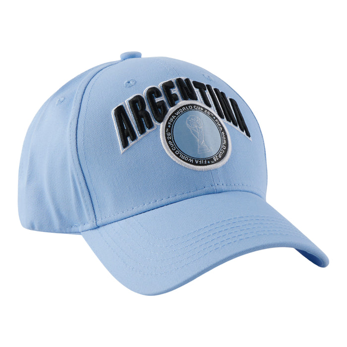 Casquette de baseball de l’Argentine sous licence FIFA pour hommes