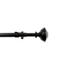 HomeStyles Extendable Metal Curtain Rod, 66-in to 120-in.