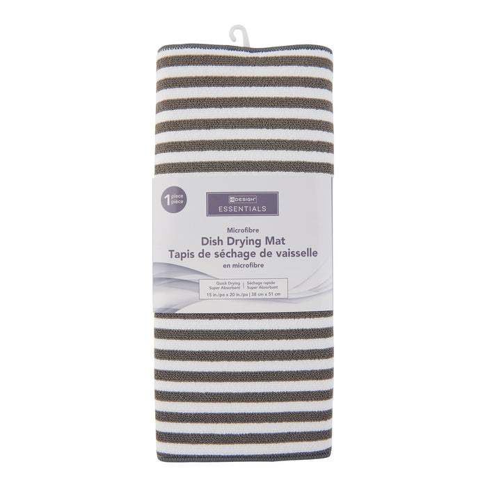 Thick Dish Drying Mat, 15-in x 20-in, Assorted