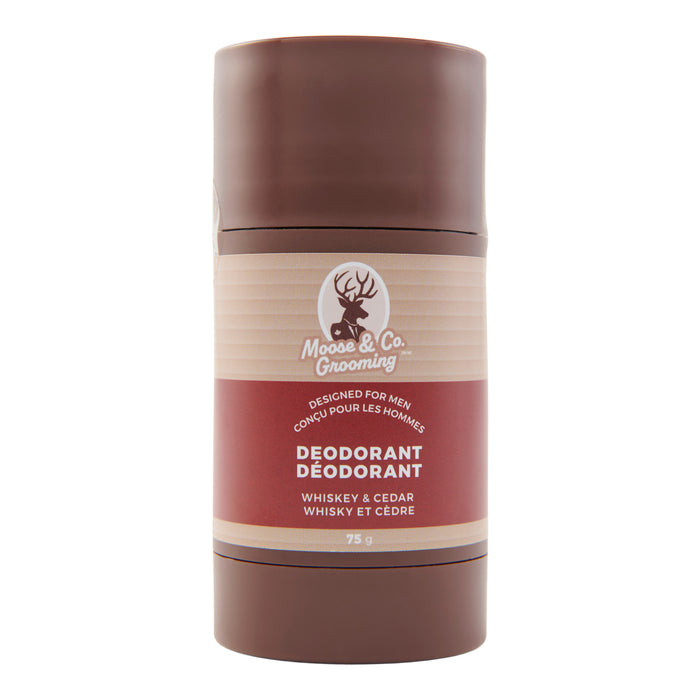 Moose & Co Grooming Deodorant, Wood Barrel Bourbon
