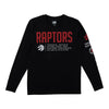 T-shirt à manches longues pour hommes des Raptors de Toronto de la NBA