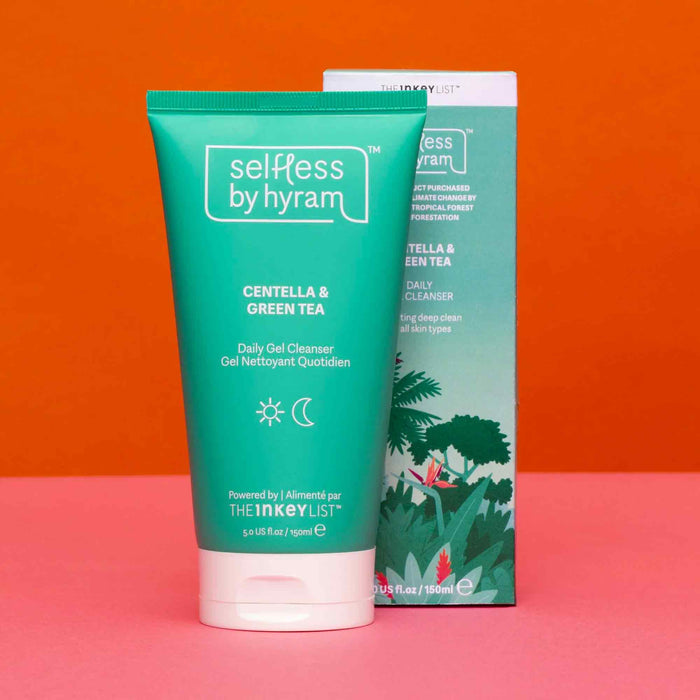 Gel nettoyant hydratant au thé vert avec centella Selfless par Hyram Centella, 150 ml