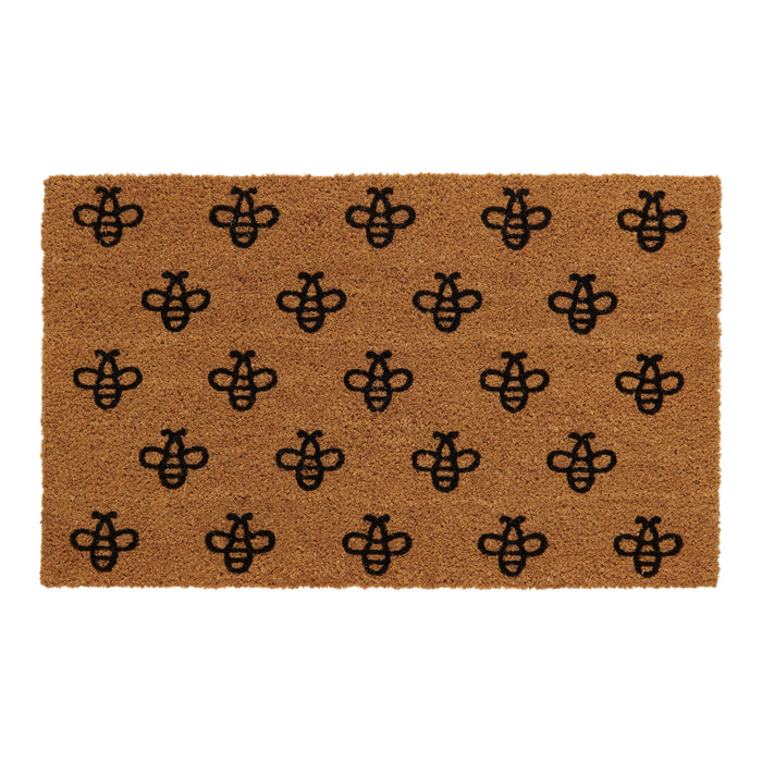 Tapis décoratif en fibre de coco avec motif printanier HomeStyles, 18 po x 30 po