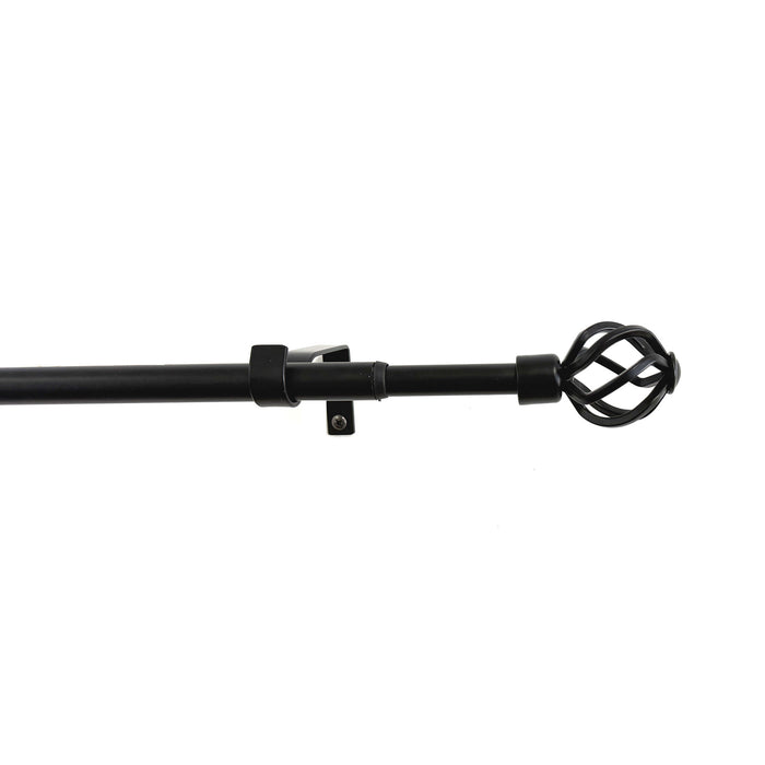 HomeStyles Extendable Metal Curtain Rod, 28-in to 48-in.