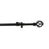 HomeStyles Extendable Metal Curtain Rod, 48-in to 86-in.