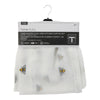 HomeStyles Embroidered Valance and Tiers Kitchen Curtain Set, 3-Piece