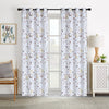 HomeStyles Printed Room Darkening Curtain with Grommets, 52-in x 84-in.