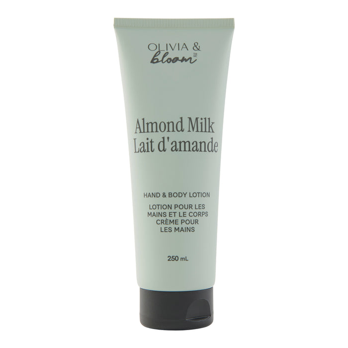 Crème pour les mains Olivia & Bloom, lait d’amande, 250 ml