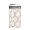 HomeStyles Printed Faux Silk Curtains with Grommets, 2-Pack, 37-in x 96-in.