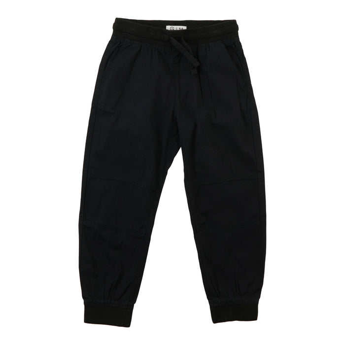 Pantalon de jogging en sergé uni décontracté pour garçons