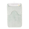 Johnson Home Velvet Bath Mat Set, Assorted, 2 Piece