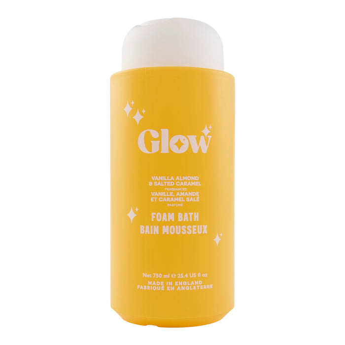 Glow Bain moussant, vanille, amande et caramel salé, 750 ml