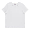 Classic Editions Women's Short Sleeve Keyhole Top