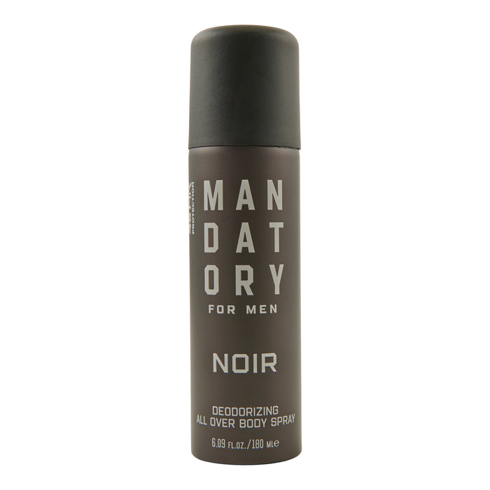 Parfum Corporel pour Hommes, Noir, 180 ml
