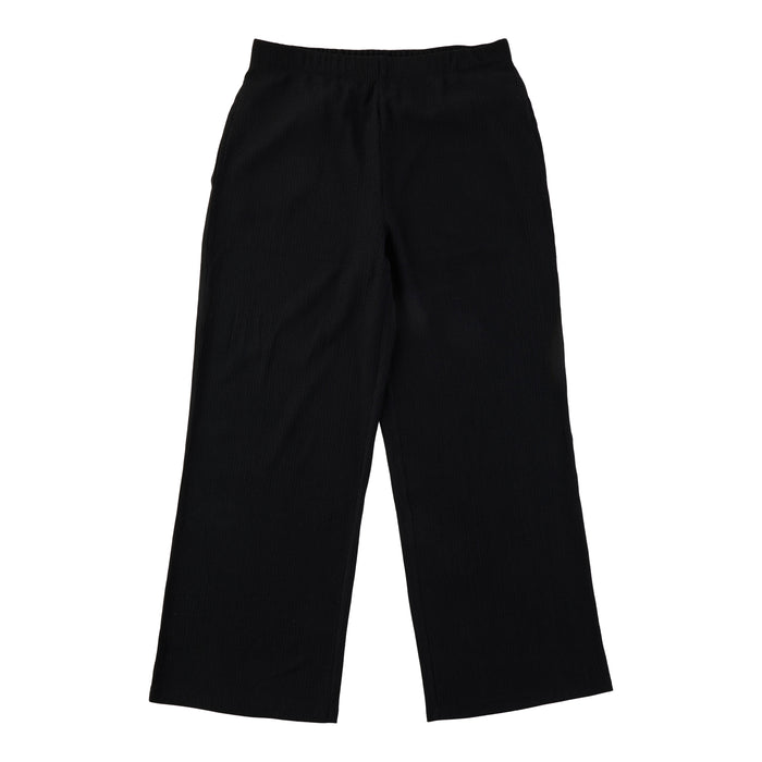 Pantalon texturé à jambe large avec ceinture à nouer Classic Editions pour femmes