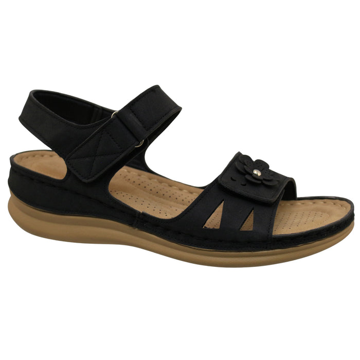 Classic Editions Women's Comfort Floral Sandals