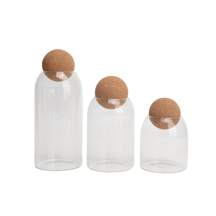 Ensemble de bocaux en verre HomeStyles, 3 pièces
