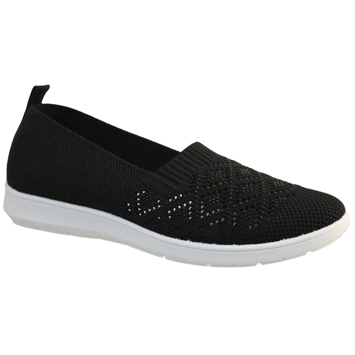 Classic Editions Women's Knit Slip-Ons
