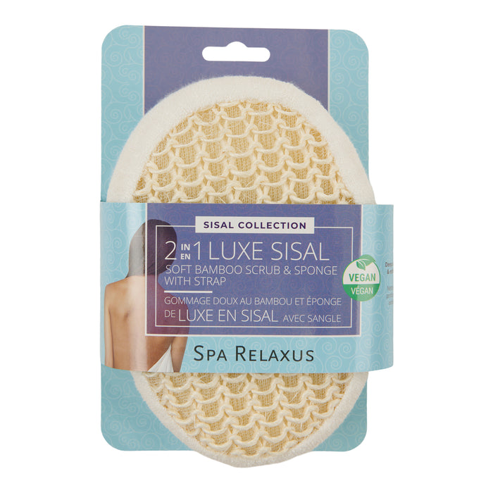 Spa Relaxus Luxe Oval Scrub & Sponge