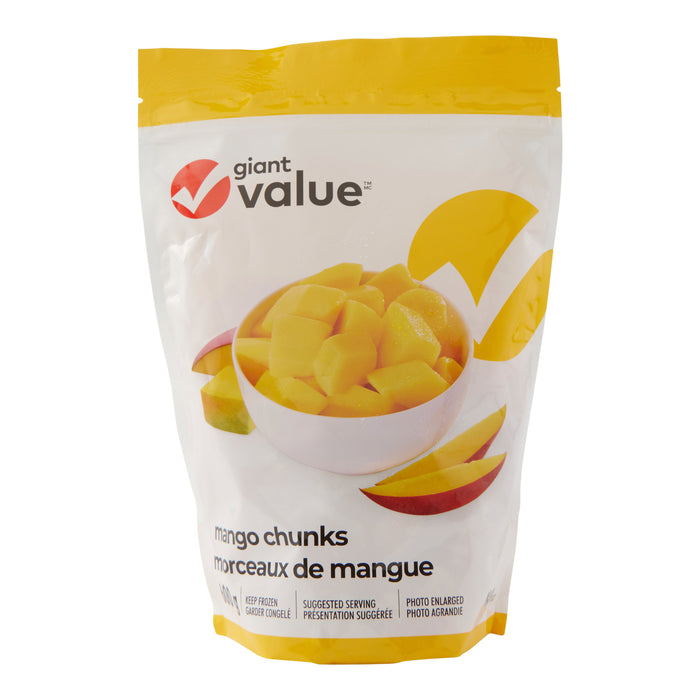 Morceaux de mangue surgelés Giant Value, 600 g