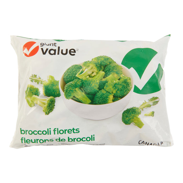 Fleurons de brocoli surgelés Giant Value, 500 g