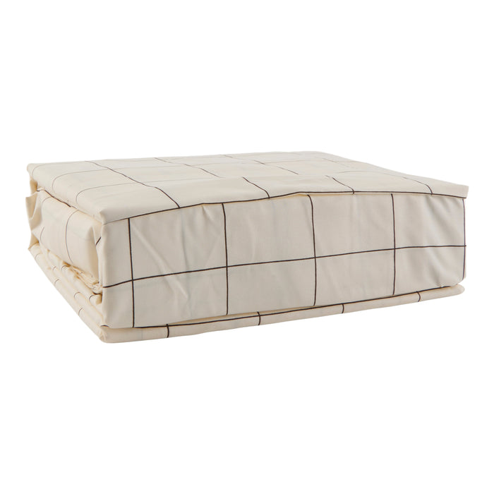 Ensemble de draps en microfibre HomeStyles, lit deux places, 4 pièces