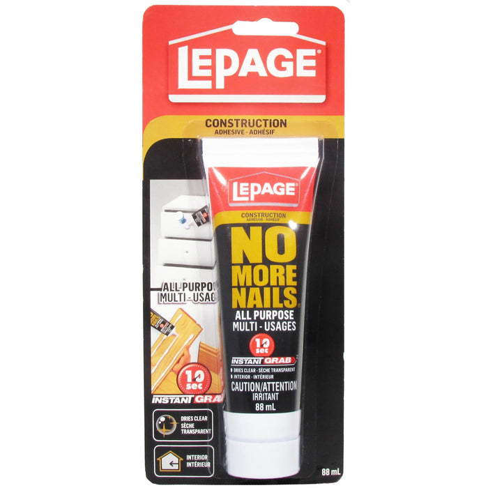 Adhésif de construction polyvalent No More Nails LePage