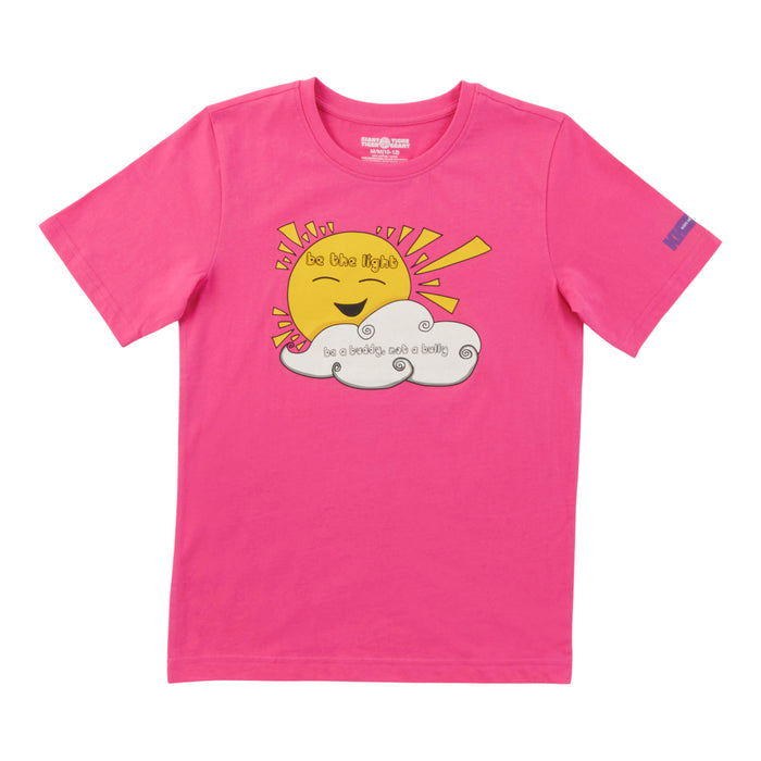 T-shirt anti-intimidation « Encourage la bienueillance » unisexe à manches courtes pour enfants, anglais