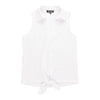 lily morgan Women's Collared Camisole with Tie-Front