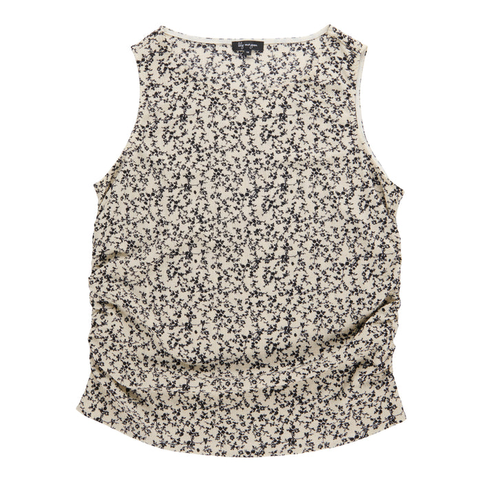 lily morgan Women's Plus Printed Camisole with Ruching