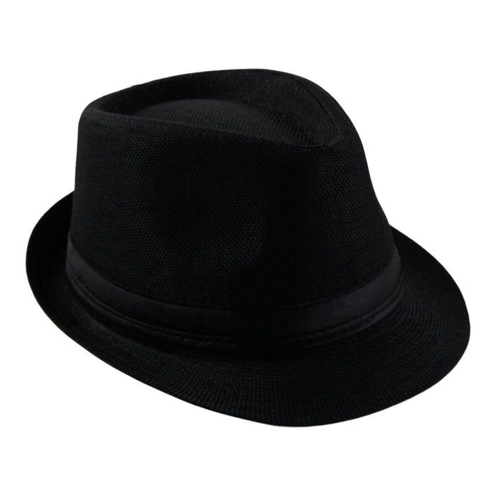 Men's Solid Fedora Hat