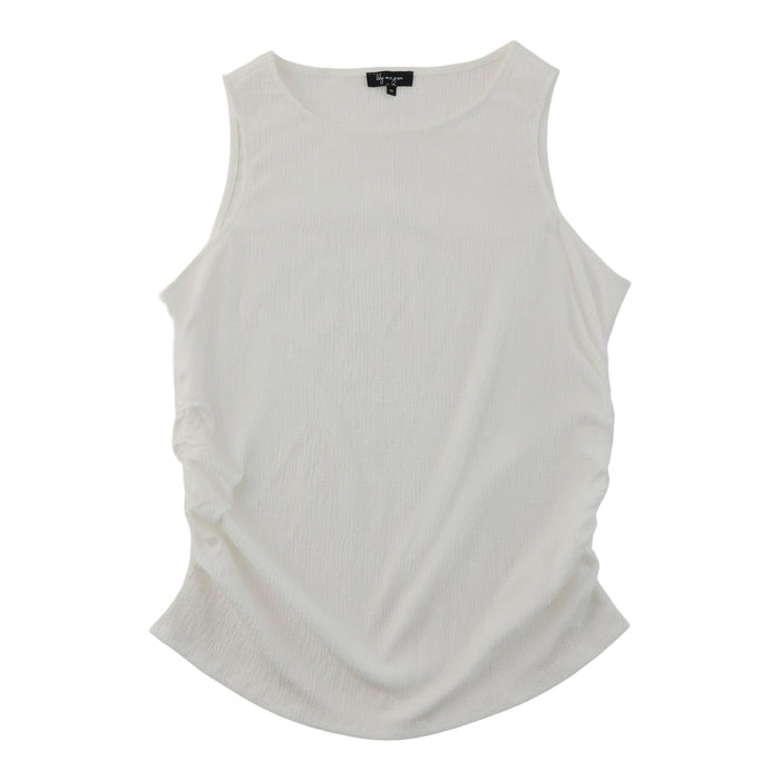 lily morgan Women's Plus Solid Camisole with Ruching