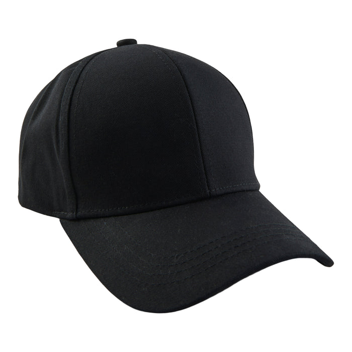 Men's Solid Basic Baseball Cap