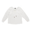 lily morgan Women's Top with Crochet Sleeve Detailing