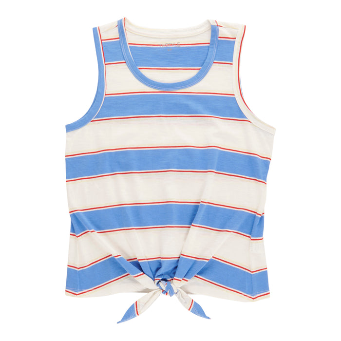 mySTYLE Women's Tie Front Tank Top