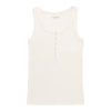 mySTYLE Women's Ribbed Henley Tank Top