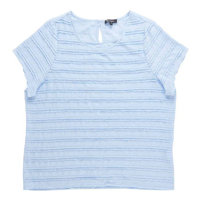 lily morgan Women's Plus Top with Lace Details