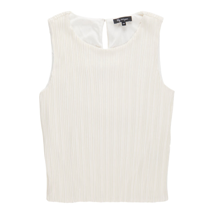 lily morgan Women's Pleated Top