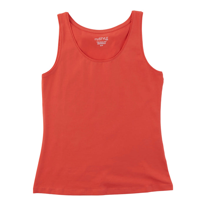 mySTYLE Women's Scooped Tank Top