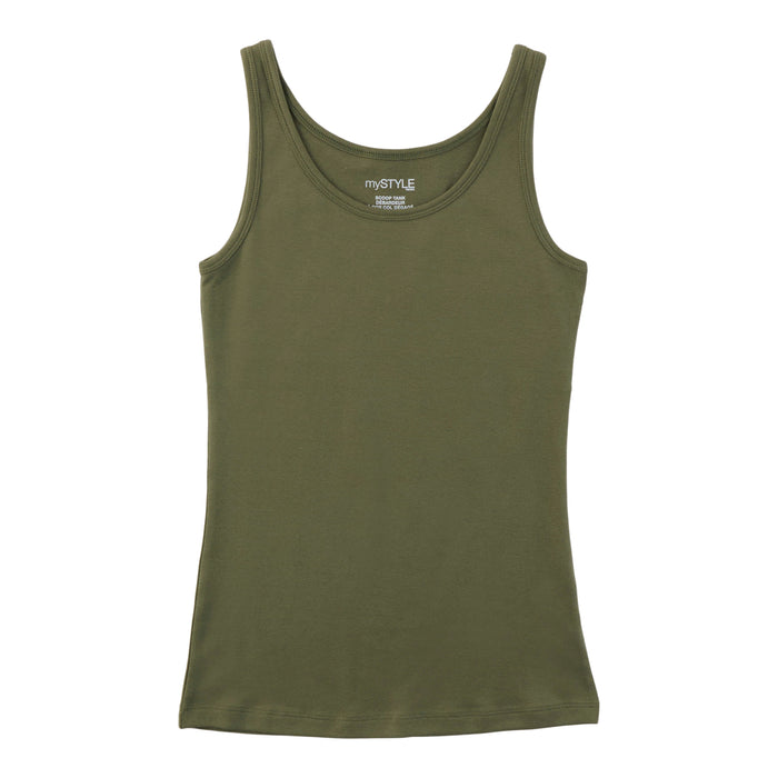 mySTYLE Women's Scooped Tank Top