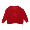 mySTYLE Women's Plus Open Knit Sweater