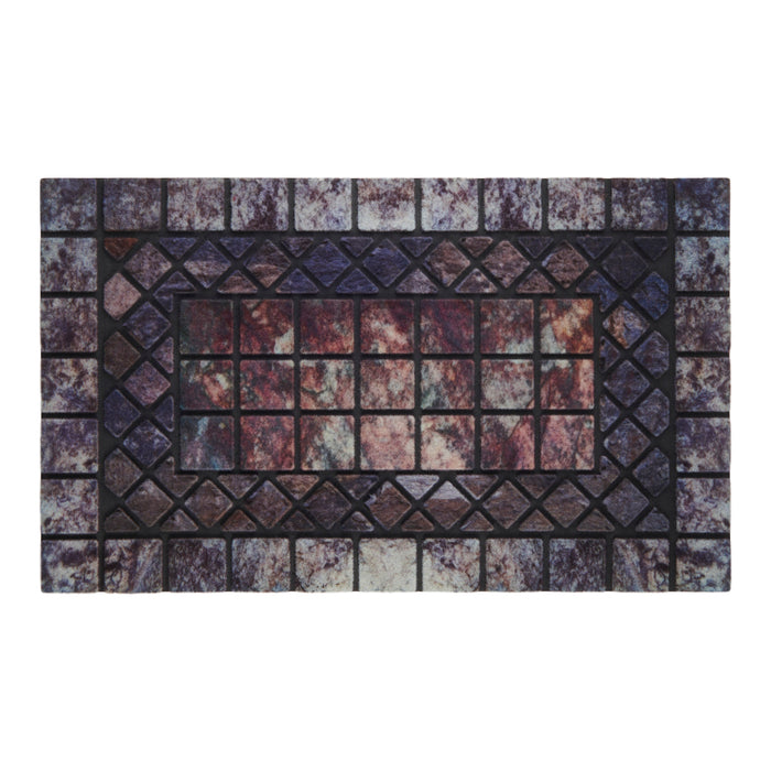 Flocked Rubber-Backed Mat, 18-in x 30-in.