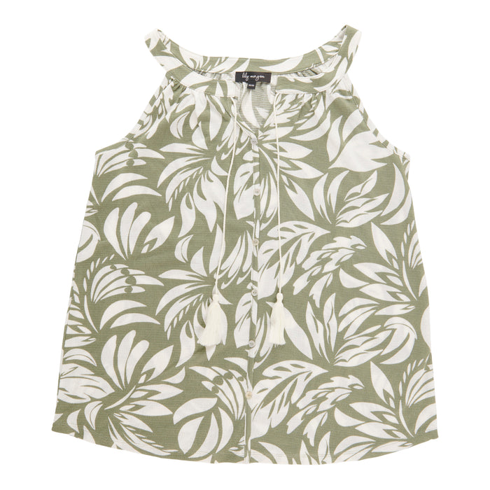 lily morgan Women's Printed Gauze Camisole