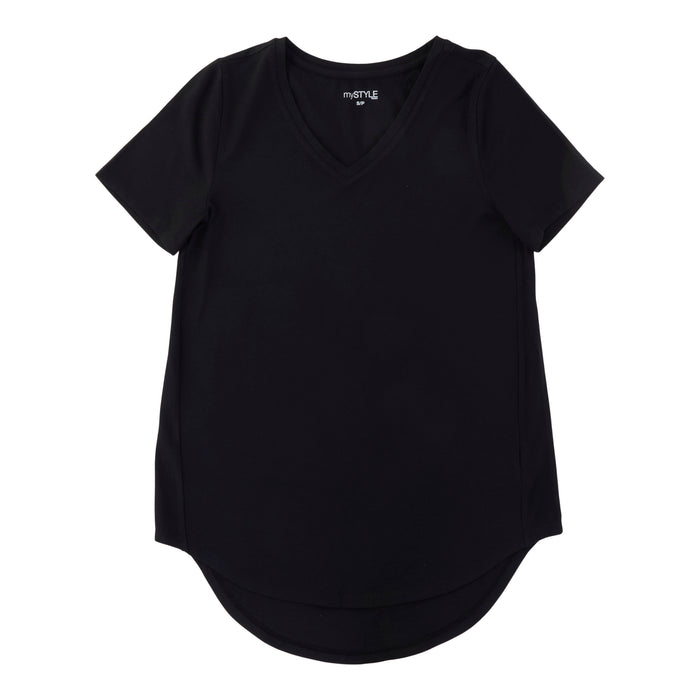 mySTYLE Women's V-Neck Tunic Tee